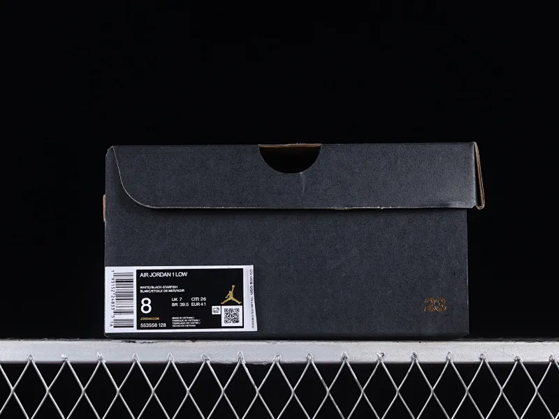 All categories Air Jordan Jordan series basketball shoes Air Jordan 1 Low G version pure original Air Jordan 1 Low AJ1 Joe 1 black and orange smashed backboard low-top cultural and leisure sports sneakers 553558-128